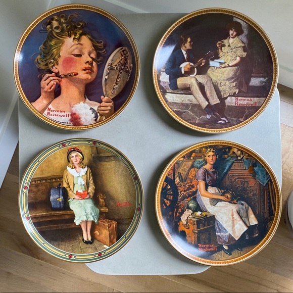 NORMAN ROCKWELL Lot of Decorative Plates - Picture 3 of 13